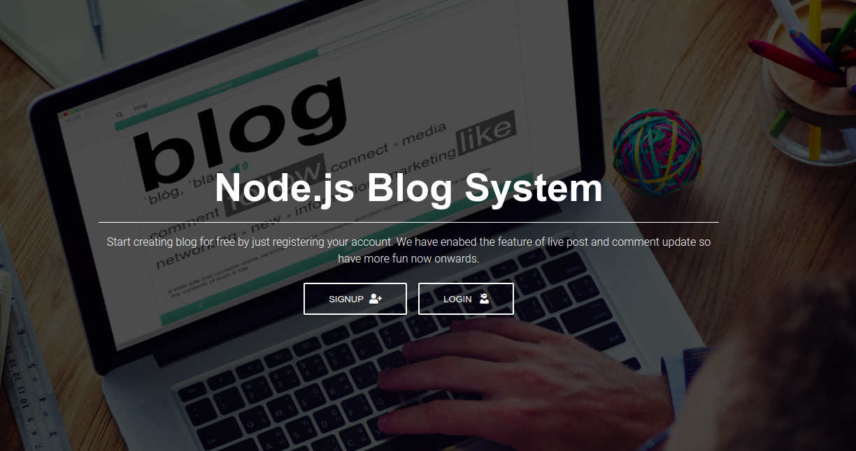 Logo of Node.js Blog System
